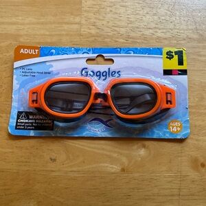 SwimGear Sunny Vibes Goggle Glasses Swimming Pool, orange, new, adult